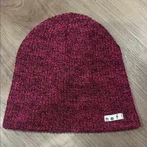 NEFF Marled Raspberry Knit Beanie